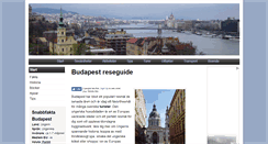 Desktop Screenshot of budapest-info.se