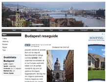 Tablet Screenshot of budapest-info.se
